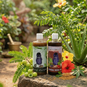 herbal shampoo 1L & hair oil 1L